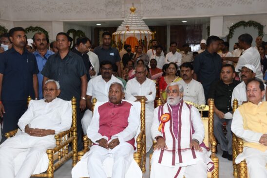 IMG 20220504 WA0011 पटना के इस्कॉन मंदिर उद्घाटन में शामिल हुए राज्यपाल और मुख्यमंत्री नीतीश कुमार