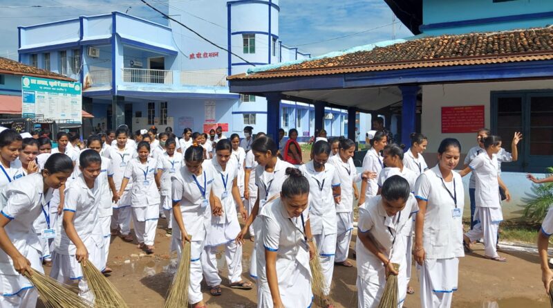 IMG 20231001 WA0003 सदर अस्पताल में स्वच्छ भारत अभियान के तहत आयोजित किया गया और दान उत्सव के साथ मनाया