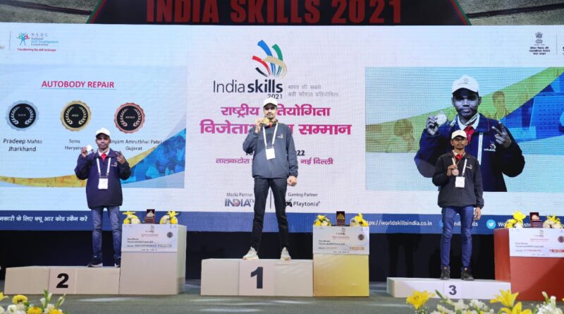 IMG 20220111 WA0123 इंडिया स्किल्स 2021 नेशनल्स में बिहार के 11 छात्रों को स्वर्ण, रजत और कांस्य पदक सम्मान