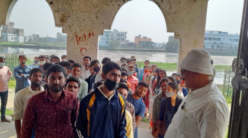 IMG 20220327 WA0110 अग्निशमन सिपाही भर्ती परीक्षा में दिखी कड़ी सुरक्षा