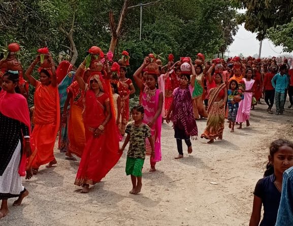 IMG 20220329 WA0071 एकहरी गांव में चार दिवसीय चौबीस कुण्डीय गायत्री ज्ञान महोत्सव शुरू
