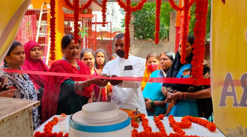 IMG 20220416 WA0118 जीविका महिला उत्पादन समूह द्बारा नीरा संग्रह सह बिक्रय केन्द्र का उद्घाटन