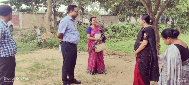 IMG 20220902 WA0118 महिला एवं बाल विकास मंत्रालय के उप- सचिव ने आंगनबाडी केंदों का किया निरीक्षण