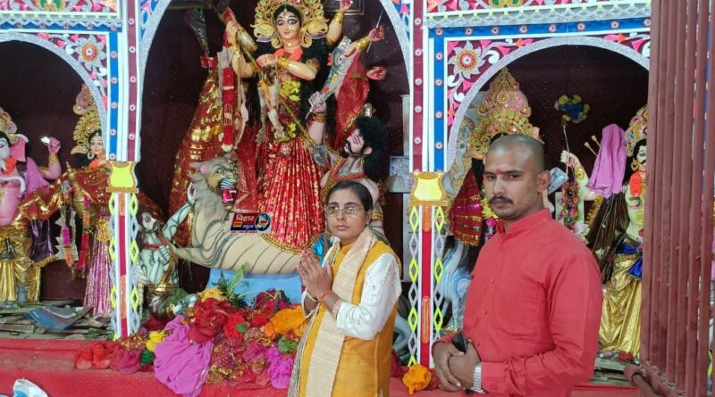 WhatsApp Image 2022 10 05 at 2.18.22 PM मीना कामत विधायक बाबूवरही विधानसभा ने क्षेत्र के 51 दुर्गामंदिरों में की आराधना