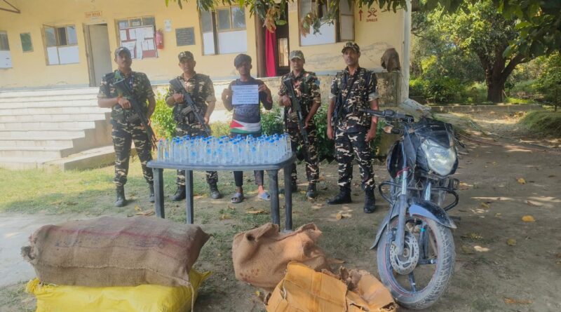 IMG 20240914 WA0001 भारत-नेपाल सीमा पर 48वीं वाहिनी, सशस्त्र सीमा बल द्वारा अवैध शराब की बड़ी खेप जब्त, एक तस्कर गिरफ्तार
