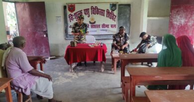 IMG 20240929 WA0004 48वीं वाहिनी सशस्त्र सीमा बल जयनगर द्वारा किया निशुल्क पशु चिकित्सा शिविर का आयोजन