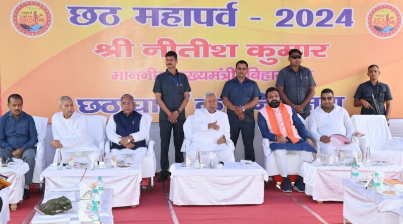 IMG 20241026 WA0020 मुख्यमंत्री ने छठ महापर्व- 2024 की तैयारियों को लेकर गंगा घाटों का किया निरीक्षण