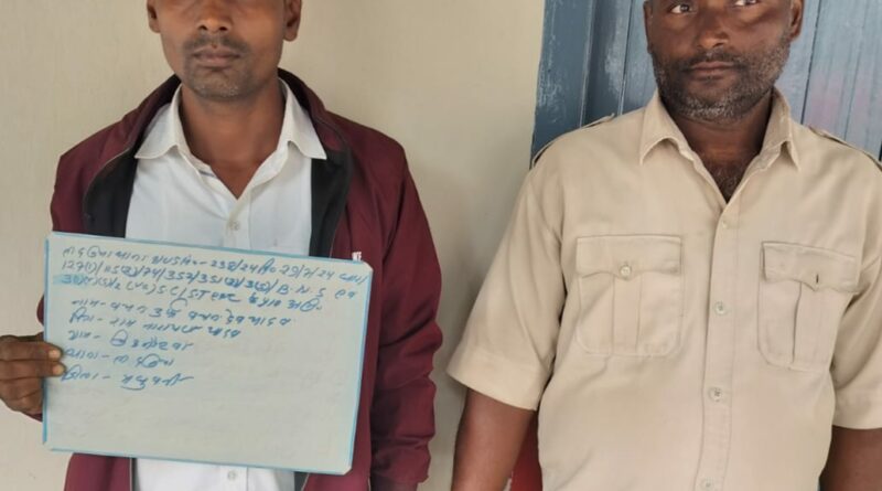 IMG 20241114 WA0009 एस सी एस टी मामले के आरोपी वचन देव यादव उर्फ वचन गिरफ्तार