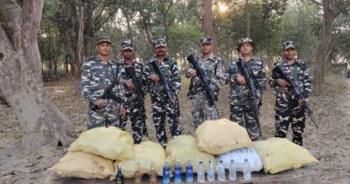 IMG 20250315 WA0005 SSB जवानों द्वारा विशेष गश्त के दौरान तस्करी की सामग्री जब्त ।। 2.जवानों द्वारा नेपाल से तस्करी कर भारत लाई जा रही शराब को किया जब्त