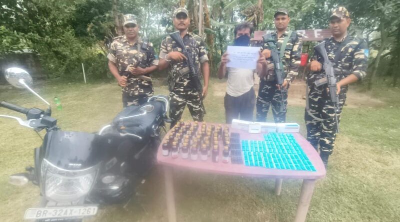 IMG 20250615 WA0002 गश्ती दल द्वारा नशीले पदार्थों की बड़ी खेप बरामद , एक अभियुक्त गिरफ्तार