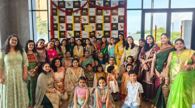 IMG 20250727 WA0020 नई सोसायटी ट्यूलिप येलो में तीज महोत्सव का भव्य आयोजन