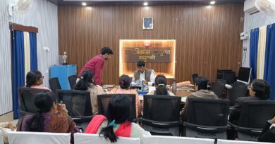 बाल विकास परियोजना पदाधिकारीयो की समीक्षात्मक बैठक