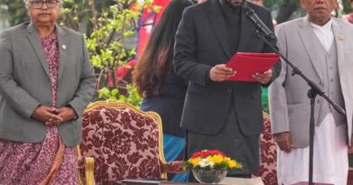 नेपाल की राजनीति में एक ऐतिहासिक पल दर्ज हुआ  बालेंद्र शाह ने आज प्रधानमंत्री पद की शपथ