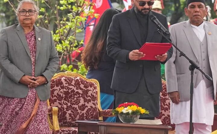 नेपाल की राजनीति में एक ऐतिहासिक पल दर्ज हुआ  बालेंद्र शाह ने आज प्रधानमंत्री पद की शपथ
