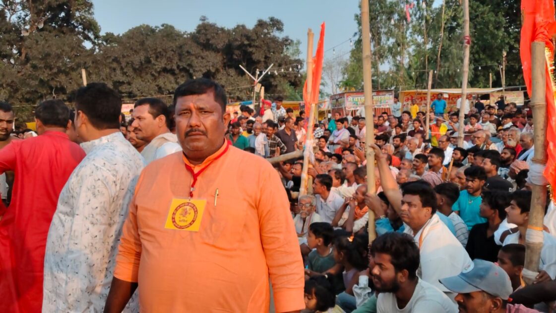 IMG 20260409 WA0011 जयनगर के दुल्लीपट्टी में महावीर झंडा महोत्सव दूसरे दिन भी महादंगल में पहलवानों का दमखम