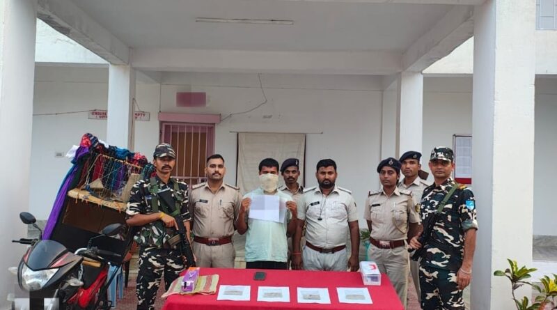 SSB एवं  पुलिस की संयुक्त कार्रवाई में 207 ग्राम ब्राउन शुगर बरामद तस्कर गिरफ्तार