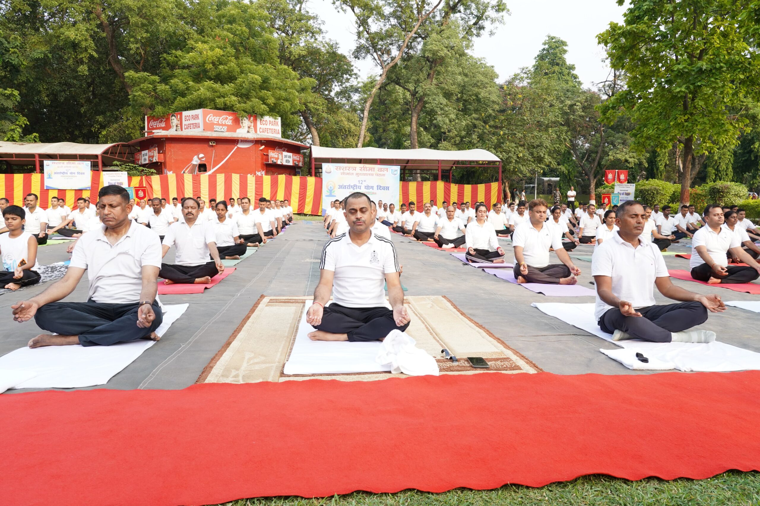 SSB ने अंतर्राष्ट्रीय योग दिवस 2026 पर इको पार्क में भव्य आयोजन