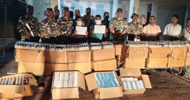 SSB ने संयुक्त कार्रवाई में भारी मात्रा में प्रतिबंधित कफ सिरप एवं ट्रामाडोल कैप्सूल बरामद एक  गिरफ्तार