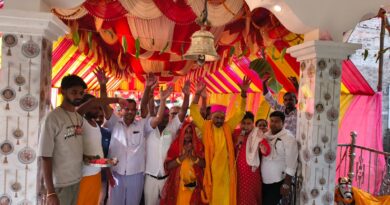 बेलाकोठी में श्री 108 विश्वनाथ महादेव मंदिर की प्राण प्रतिष्ठा 1 अगस्त को विशाल भंडारा