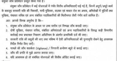 ग्राम पंचायत गिधवास में विकास योजनाओं में बड़ा घोटाला अपूर्ण काम के बावजूद निकाली गई राशि। जांच रिपोर्ट के बाद निष्पक्ष कार्रवाई की मांग
