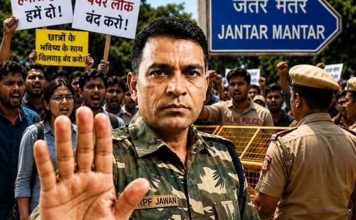 मैं अपने ही देश के भविष्य पर लाठी नहीं चला सकता CRPF जवान का वायरल बयान