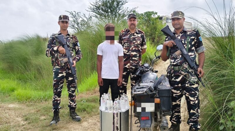 SSB ने चार बड़ी कार्रवाइयों में 309 लीटर नेपाली शराब जब्त 04 अभियुक्त गिरफ्तार