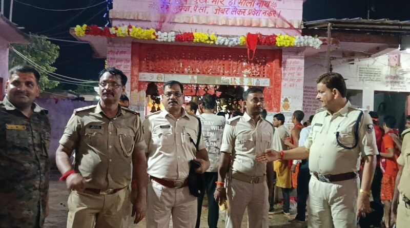 कपिलेश्वर धाम में जलाभिषेक को लेकर लाखों कांवरियाओं की उमड़ी भीड़