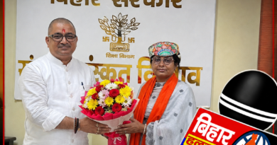 बाबूबरही विधायक मीणा कामत ने संस्कृत शिक्षा बोर्ड अध्यक्ष से की मुलाकात