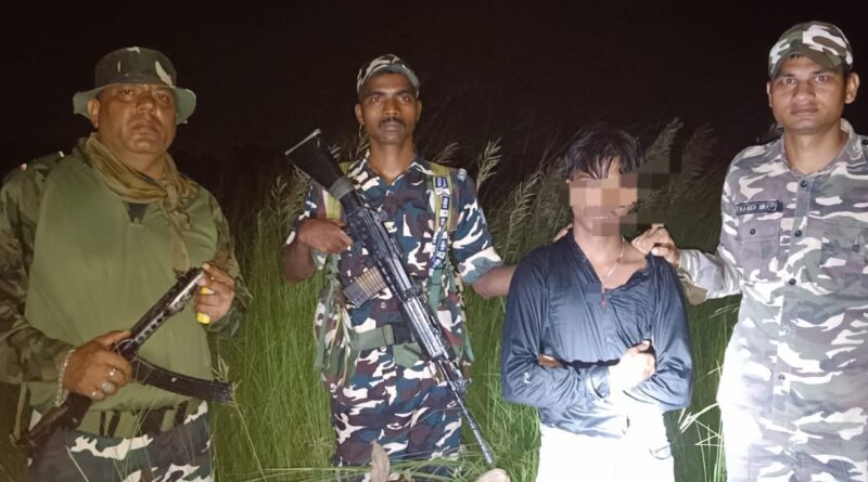SSB ने 36 लीटर नेपाली शराब के साथ एक नाबालिग अभ्युक्त को पकड़ा