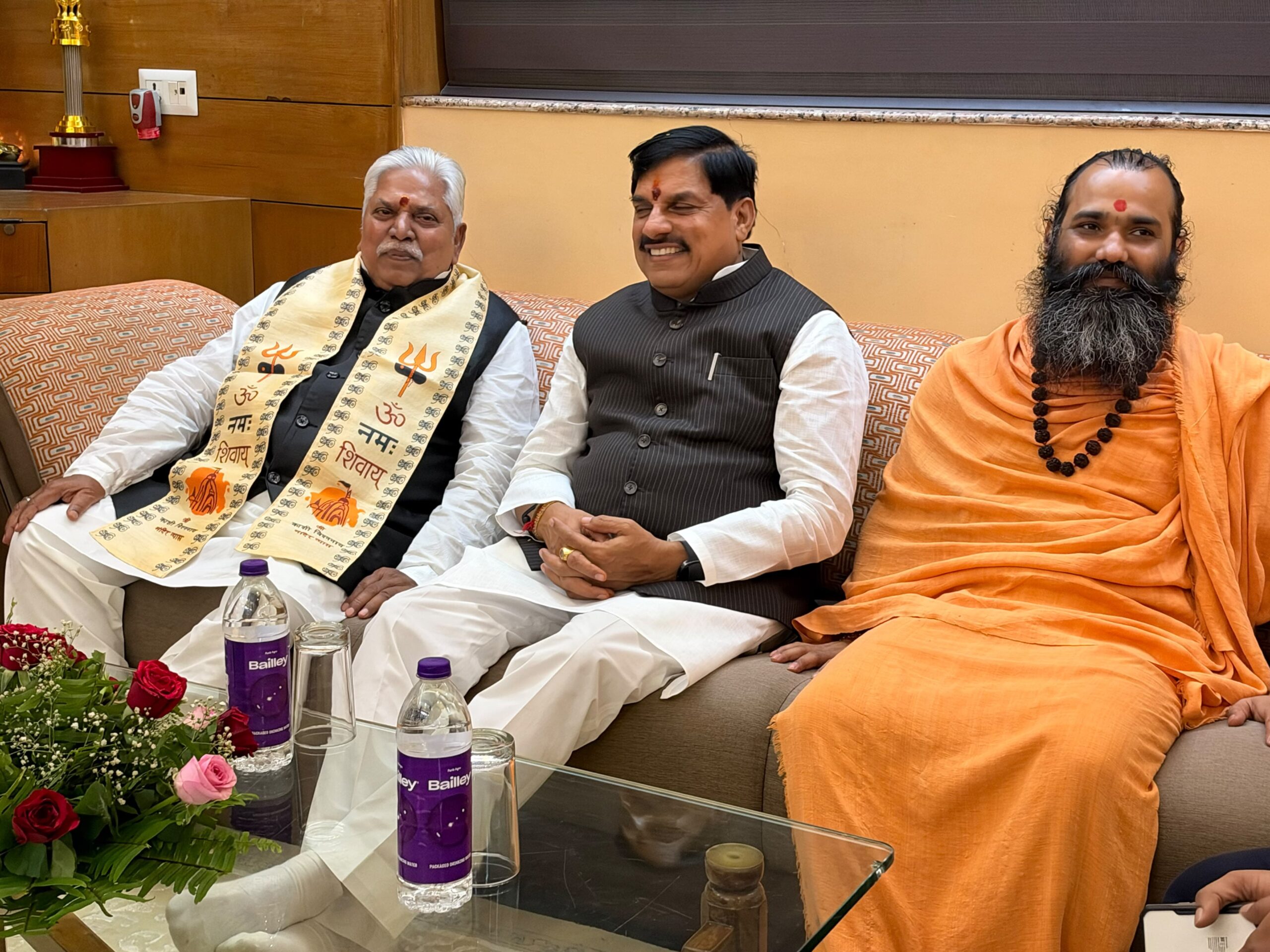 मध्य प्रदेश के मुख्यमंत्री  मोहन यादव का गयाजी आगमन पर डॉ. प्रेम कुमार ने किया स्वागत-अभिनंदन