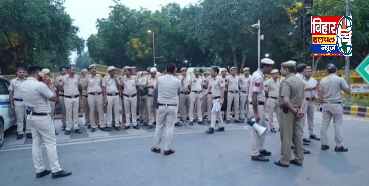 जंतर-मंतर बना छावनी मीडिया को भी रोका CP से संसद मार्ग तक पूरी तरह सील आउटर सर्कल में बच्चों को भी डिटेन किया 1